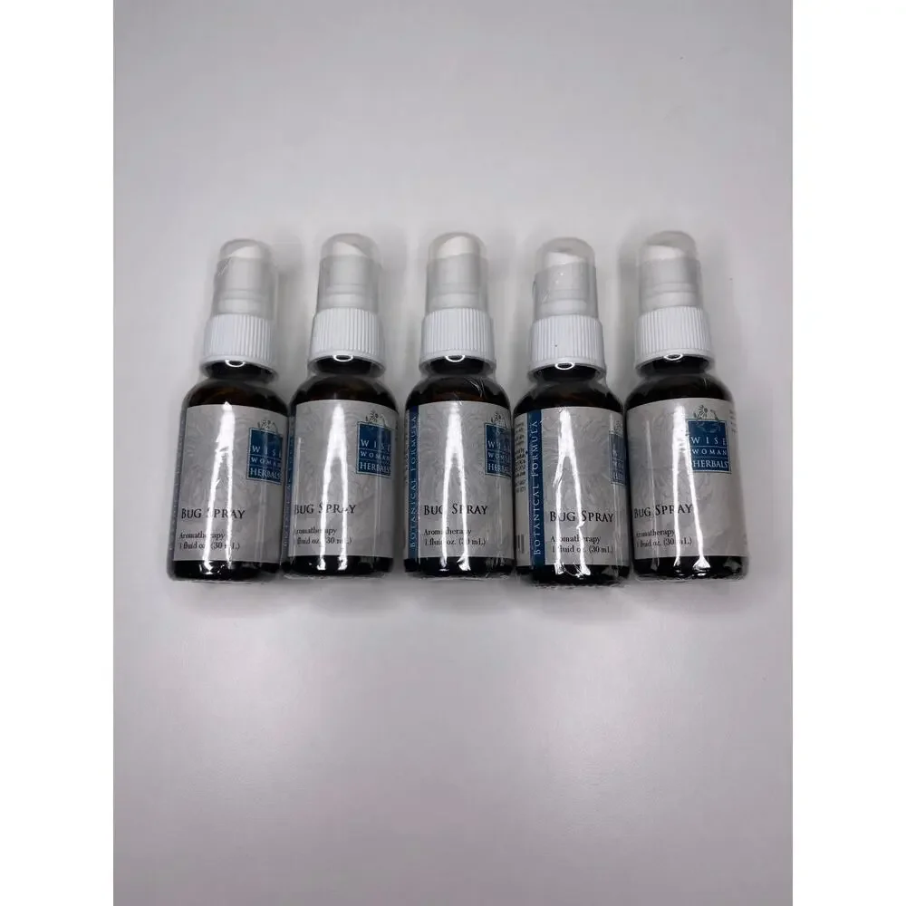 Set of 5 Wise Woman Herbals — Aromatherapy Bug Spray + Essential Oils  — 1oz NEW
